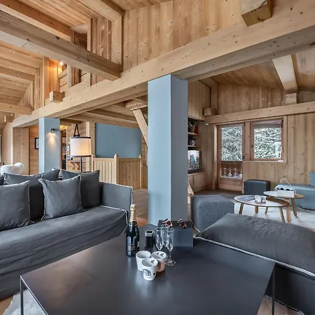 בקתה A Megeve Avec Espace Bien-etre Et Animaux Acceptes - Fr-1-569-3 *